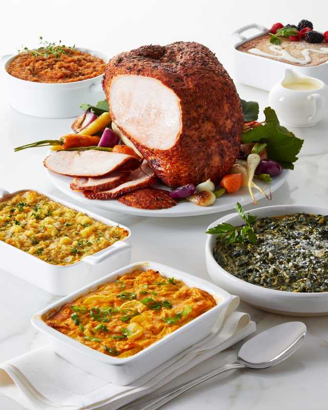 Cajun-Smoked Turkey Breast Dinner, Serves 8